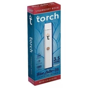 Torch Blue Lotus D9 3.5g Disposable Strawberry Mochi Hybrid