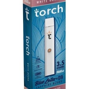 Torch Blue Lotus D9 3.5g Disposable White Guava Indica