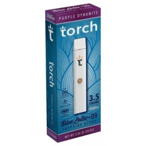 Torch Blue Lotus D9 3.5g Disposable Purple Dynamite Indica
