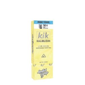 Kik Kalibloom 1g THC-A Live Resin Disposable Orange Tsunami