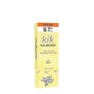 Kik Kalibloom 1g THC-A Live Resin Disposable Orange Crush