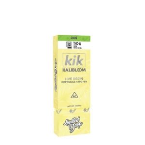 Kik Kalibloom 1g THC-A Live Resin Disposable Guava