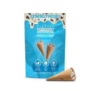 Shruumz Diamond Infused Cone Treats Cookies And Cream