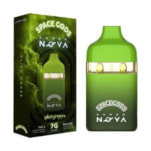 Space Gods Super Nova 7g THC-A Disposable Alien Grass