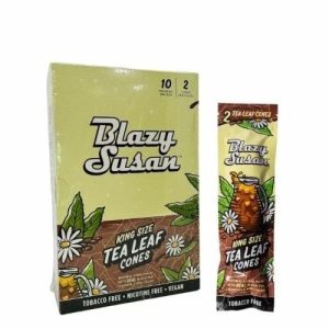 Blazy Susan Tea Leaf King Size Cones 10ct Display