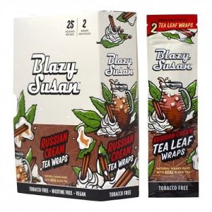 Blazy Susan Tea Wraps Russian Cream 25ct Display