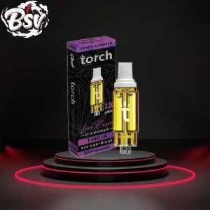 Torch Live Resin 3.5g Cartridge THC-A Diamonds Grape Stomper