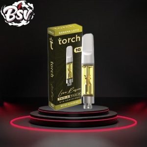 Torch Live Resin 1g Cartridge THC-A THC-P Banana Latte