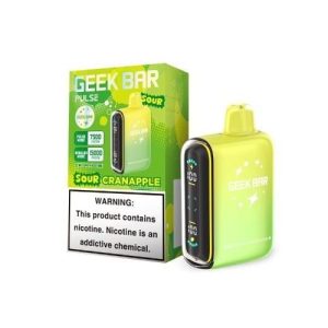 Geek Bar Pulse 15k Puff Disposable Sour CranApple