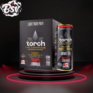 Torch Hemp Seltzer High Potency 60mg Raspberry Lemonade