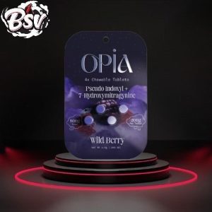 Opia 4ct 7-Hydroxymitragynine 20mg Tablets W/ Pseudo Wild Berry
