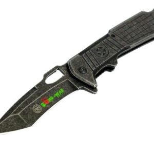5" Folding Knife Zombie Handle Knife