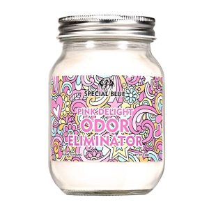 Special Blue Candle Pink Delight