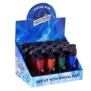 Special Blue Bernie Plastic Torch Display