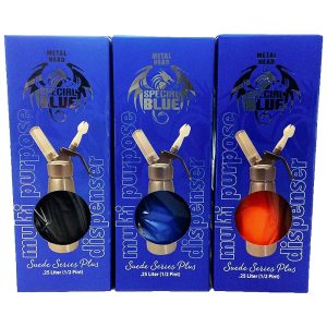 Special Blue Suede Series Cream Whipper 1/2 Pint (.25) Liters Og