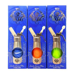 Special Blue Suede Series Cream Whipper 1 Pint (.5) Liters Silve