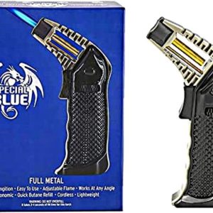 Special Blue Torch Full Metal Black