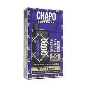 Chapo 5g Supermax Disposable THC-A+D9-P White Berry Indica