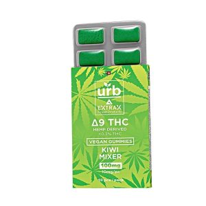 URB D9 Effex 100mg 10 Gummies Kiwi Mixer 10PK/Display