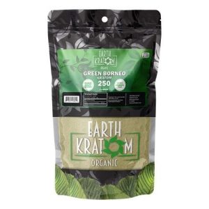 Earth Kratom 250g Powder Green Borneo