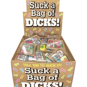 Suck A Bag Of Dicks Candy Display 100ct