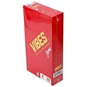 Vibes Cones Hemp 8Pk/Box 20Cones/Pack