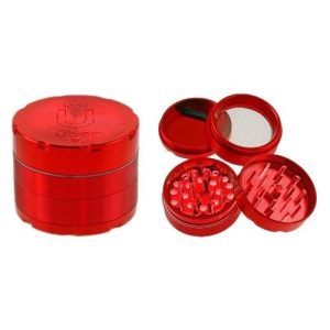 Uber Grinder 4pc CNC 62mm 2.5in Red