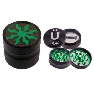 Uber Grinder 2.0 Grinder 2in 4pc CNC W/Screen Green