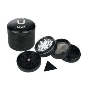 Uber Grinder 3.0 2in 4pc CNC W/Screen Black