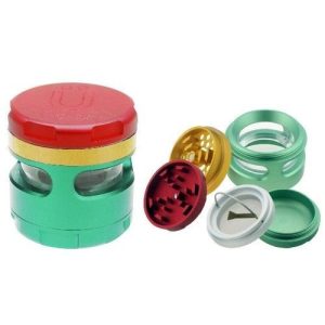 Uber Grinder 4.0 2.5in 4pc CNC W/Window Rasta