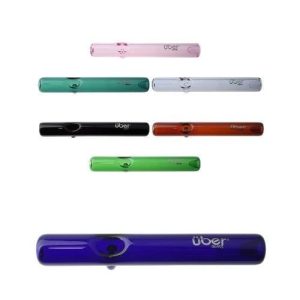 Uber Glass 1 x 7 Steamroller W/Stand Assorted Colors