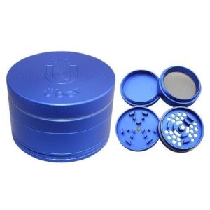Uber Grinder 5.0 2.5in 5pc 63mm CNC Matte Blue