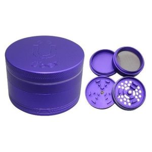 Uber Grinder 5.0 2.5in 5pc 63mm CNC Matte Purple