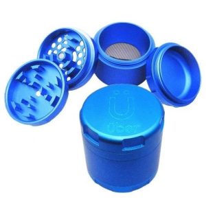 Uber Grinder 4.2 None Stick 4pc 63mm CNC Matte Blue