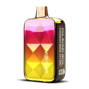 Air Bar Diamond Box 20000 Puff Disposable 10ct Strawberry Banana