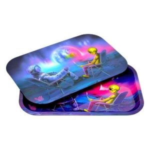 Vsyndicate  Roll N Go Tray W/Magnet Medium Blunt Orbit