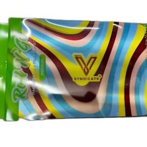 Vsyndicate  Roll N Go Tray W/Magnet Medium Melted (Maroon)