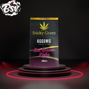 Sticky Green 6000mg THC-A Disposable Ice Cream Cake
