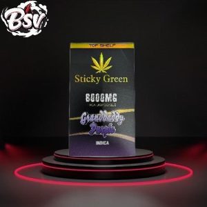 Sticky Green 6000mg THC-A Disposable Granddaddy Purple