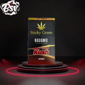 Sticky Green 6000mg THC-A Disposable Berry Train Kush
