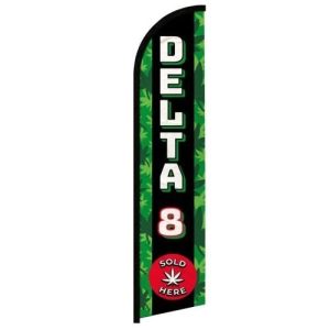 Delta 8 Sold Here Windless Super Flag