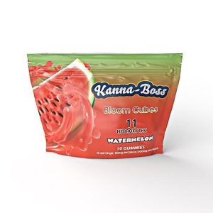 Kanna Boss 10ct Gummies 500MG Pouch Hydroxy 11 Watermelon