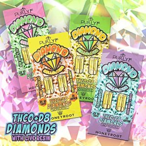 Purlyf Diamonds Cartridge 2 Pack 2 Gram Bob Saget OG/White Runtz