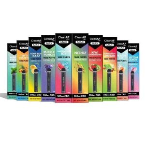 500mg CleanAF MAX CBD Disposable Purple Punch