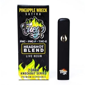 Fuego 2g Disposable Head Shot Blend Pineapple Wreck Sativa