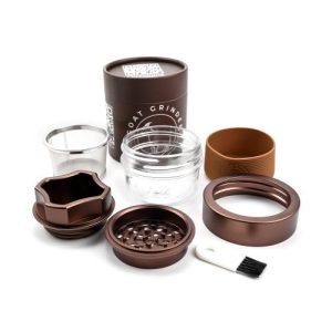 Goat Grinder W/Cup Screen Brown