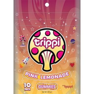 Trippi Shroom Gummies 10 Count Pink Lemonade