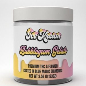 Ice Kream THC-A 3.5g Coated W/Magic Diamonds Bubblegum Gelato