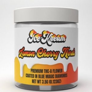 Ice Kream THC-A 3.5g Coated W/Magic Diamonds Lemon Cherry Nerds
