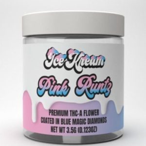 Ice Kream THC-A 3.5g Coated W/Magic Diamonds Pink Runtz